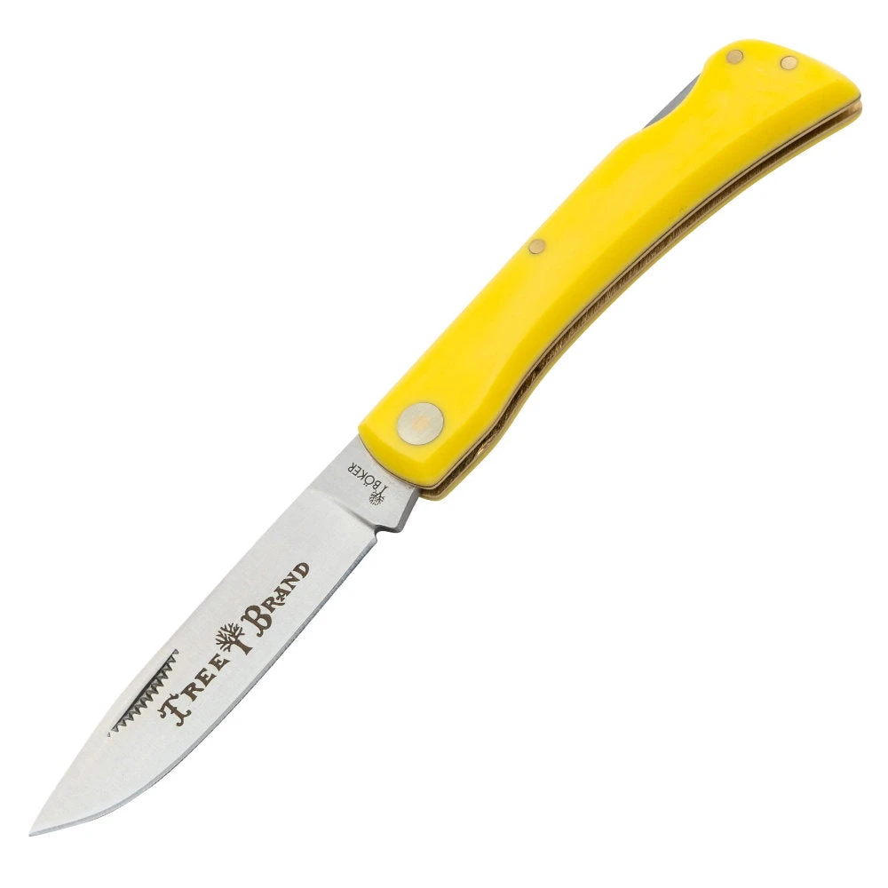 Boker TS 2.0 Yellow Delrin Rangebuster Junior Folding Knife 3 Boker TS 2.0 Yellow Delrin Rangebuster Junior Folding Knife
