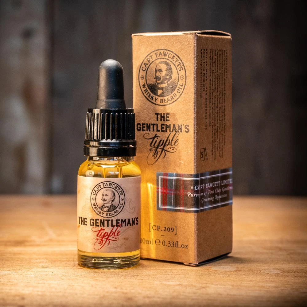 Captain Fawcett's Gentleman's Tipple Whisky Beard Oil, 10ml 3 Captain Fawcett's Gentleman's Tipple Whisky Beard Oil, 10ml