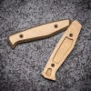 Daily Customs Bronzed Aluminum Handles For The Boker AK1 Daily Knife 2 Daily Customs Bronzed Aluminum Handles For The Boker AK1 Daily Knife -Chefs Knives Store DCAK1PLALBZ Daily Customs AK1 Plain Al Bz Handles Front and Back