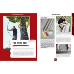 Victorinox Whittling In The Wild Swiss Army Knife Book By Felix Immler -Chefs Knives Store FC00718 Whittling in the Wild Two Stick Bow