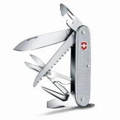 Victorinox Farmer X Alox Swiss Army Knife -Chefs Knives Store Farmer X Open Side View x1000