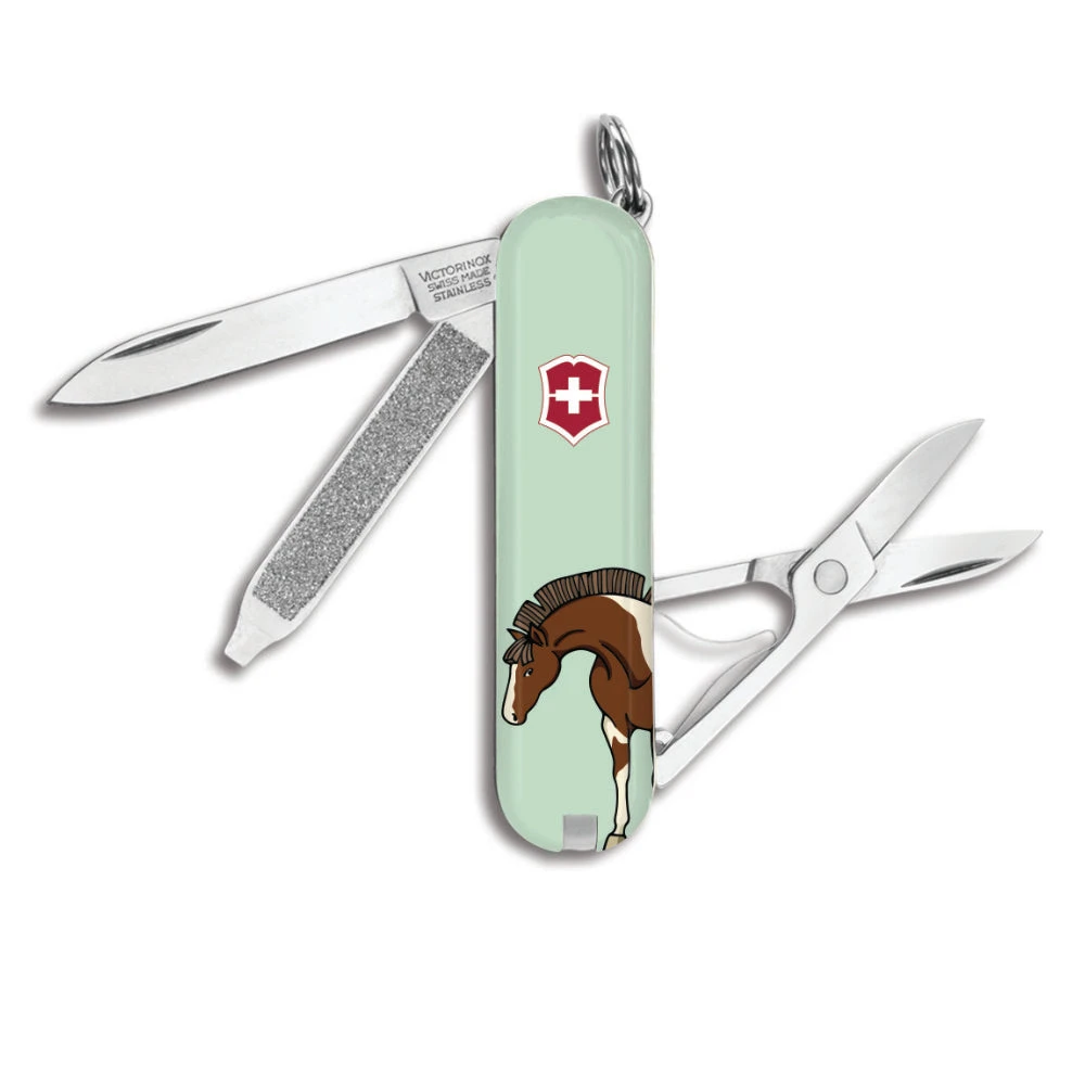 Victorinox Herd Of Horses Classic SD Designer Swiss Army Knife 3 Victorinox Herd Of Horses Classic SD Designer Swiss Army Knife