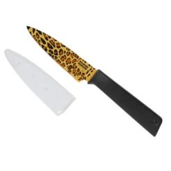 Kuhn Rikon Colori+ Patterns 4" Paring Knife -Chefs Knives Store KR28603 28604 Leopard Parer