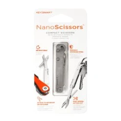 KeySmart Nano Scissors -Chefs Knives Store KS107SS KeySmart Nano Scissors Package x1000