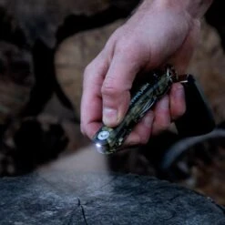 KeySmart Pro Mossy Oak Camo Compact Key Holder With Tile Smart Location -Chefs Knives Store KS411CMO KeySmart Pro Camo LED Flashlight