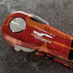 KeySmart Pro Star Trek The Next Generation Compact Key Holder With Tile Smart Location 14 KeySmart Pro Star Trek The Next Generation Compact Key Holder With Tile Smart Location -Chefs Knives Store KS411TRKJLP KeySmart Pro Star Trek Picard Closeup of Enterprise Image