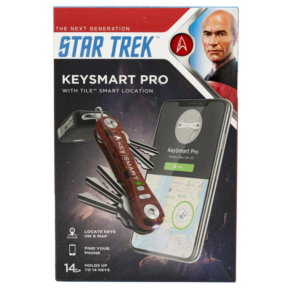 KeySmart Pro Star Trek The Next Generation Compact Key Holder With Tile Smart Location 9 KeySmart Pro Star Trek The Next Generation Compact Key Holder With Tile Smart Location - Image 7