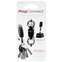 KeySmart MagConnect Magnetic Quick Disconnect -Chefs Knives Store KS814BLK KeySmart MagConnect Black Package