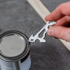 KeySmart AllTul Dino Keychain Multi-tool -Chefs Knives Store KS824 SS DNO Lifestyle FlatHead PaintCan