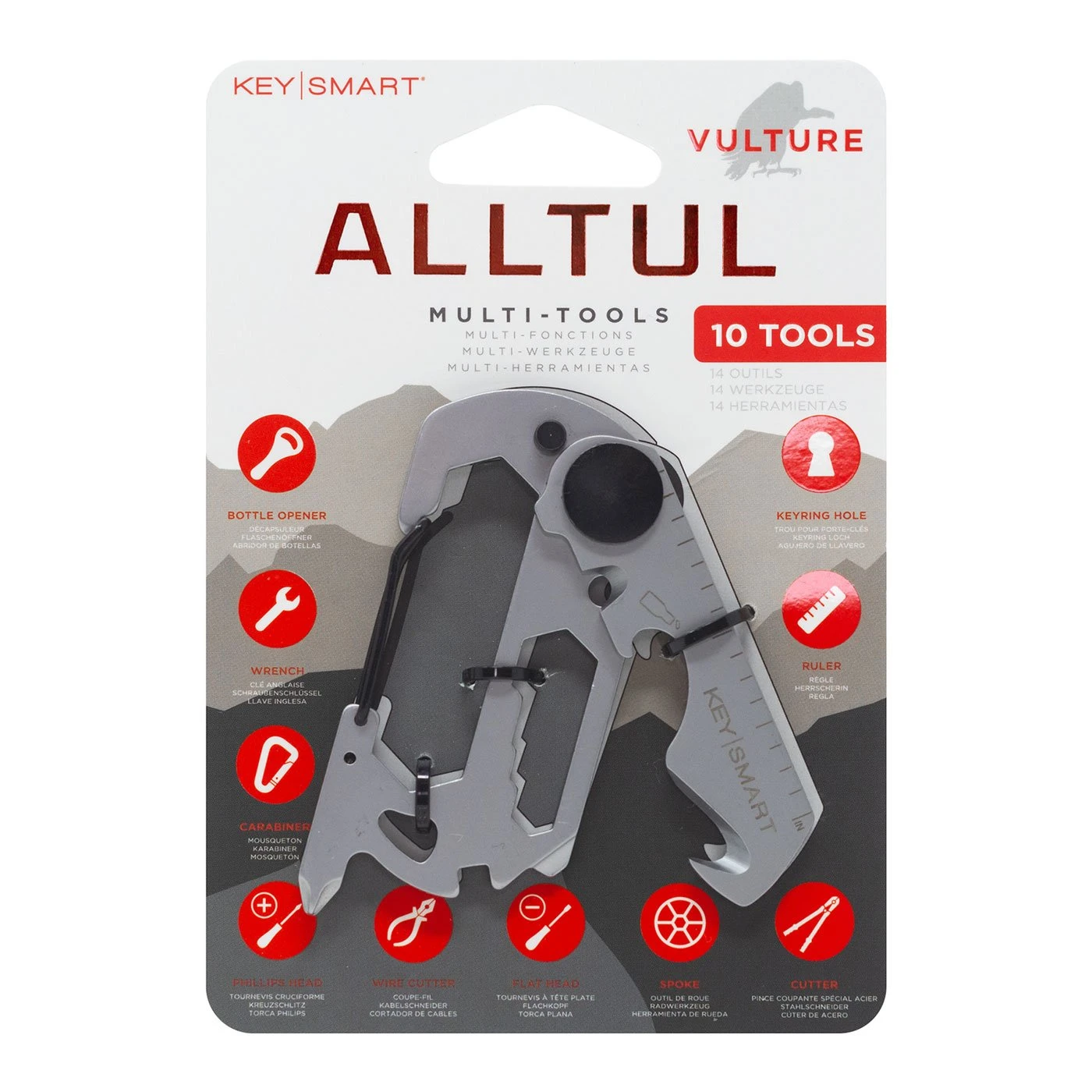 KeySmart AllTul Vulture Keychain Multi-tool 4 KeySmart AllTul Vulture Keychain Multi-tool - Image 3