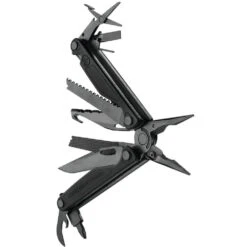 Leatherman Charge + Black Multi-Tool With Black MOLLE Sheath -Chefs Knives Store LT832599 Charge Plus Black Fanned