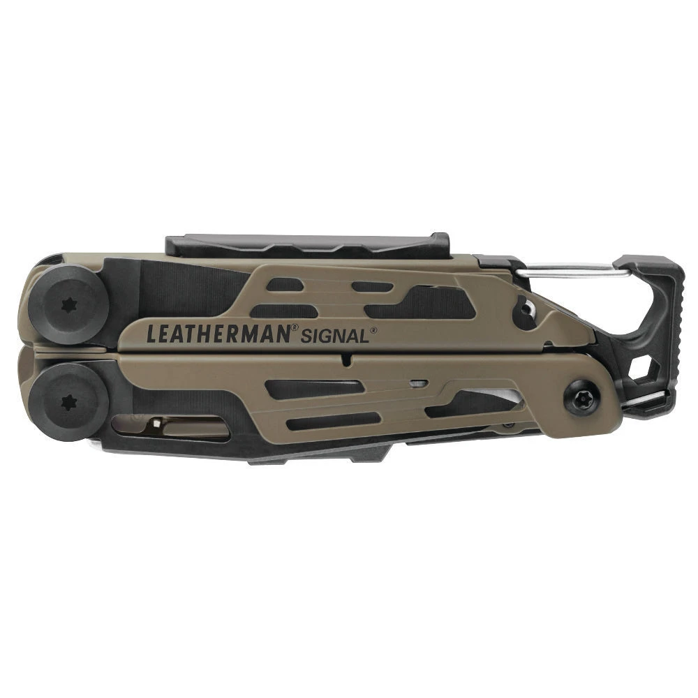 Leatherman Coyote Tan Signal Multi-Tool With Nylon Sheath 4 Leatherman Coyote Tan Signal Multi-Tool With Nylon Sheath - Image 2