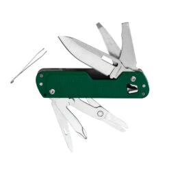 Leatherman FREE T4 Multi-Tool, Colors -Chefs Knives Store LT832873 Leatherman Free T4 Evergreen
