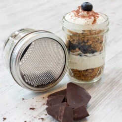 Microplane Jar Lid Etched 2-Piece Grater Set -Chefs Knives Store MP36024 Microplane Jar Lid Graters Grating Nutmeg