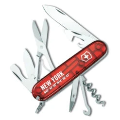 Victorinox New York Skyline Climber Limited Edition Swiss Army Knife -Chefs Knives Store NYCityscape shield blade