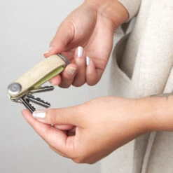 Star Wars Grogu Orbitkey Key Organizer -Chefs Knives Store OrbitkeyGroguInHandWithKeys