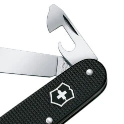 Victorinox Cadet Black Swiss Army Knife -Chefs Knives Store SA0260123R Cadet Black Can Opener Detail