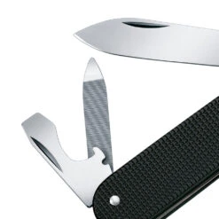 Victorinox Cadet Black Swiss Army Knife -Chefs Knives Store SA0260123R Cadet Black File Detail