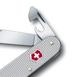 Victorinox Cadet Swiss Army Knife -Chefs Knives Store SA0260126 Cadet Silver Bottle Opener Detail