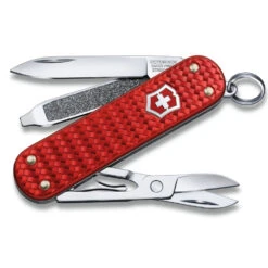 Victorinox Classic SD Precious Alox Swiss Army Knife -Chefs Knives Store SA06221401G Classic SD Precious Alox Iconic Red