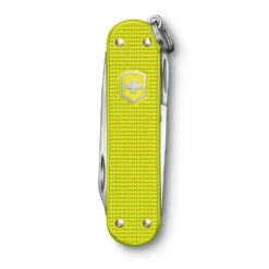 Victorinox Electric Yellow Classic SD Alox 2023 Limited Edition Swiss Army Knife -Chefs Knives Store SA06221L23 Electric Yellow Alox 2023 Classic SD Closed