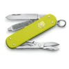 Victorinox Electric Yellow Classic SD Alox 2023 Limited Edition Swiss Army Knife -Chefs Knives Store SA06221L23 Electric Yellow Alox 2023 Classic SD Fanned