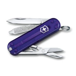 Victorinox Classic SD Swiss Army Knife, 2021 Translucent Colors 21 Victorinox Classic SD Swiss Army Knife, 2021 Translucent Colors -Chefs Knives Store SA06223T29 Victorinox Classic SD Persian Indigo