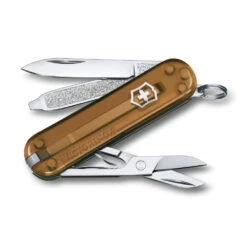 Victorinox Classic SD Swiss Army Knife, 2021 Translucent Colors 24 Victorinox Classic SD Swiss Army Knife, 2021 Translucent Colors -Chefs Knives Store SA06223T55 Victorinox Classic SD Chocolate Fudge
