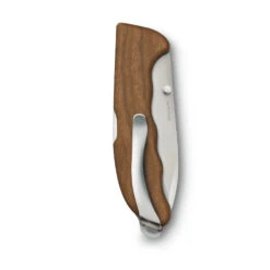 Victorinox Evoke Wood Lockblade Swiss Army Knife With Clip -Chefs Knives Store SA09415D630 Victorinox Evolve Wood Back Closed