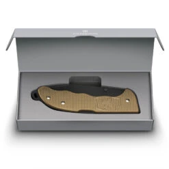 Victorinox Evoke BS Alox Lockblade Swiss Army Knife With Clip -Chefs Knives Store SA09415DS249 Victorinox Evoke Gold Black in Box