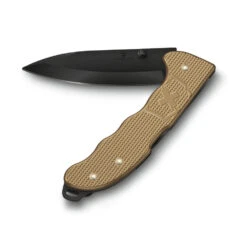 Victorinox Evoke BS Alox Lockblade Swiss Army Knife With Clip -Chefs Knives Store SA09415DS249 Victorinox Evolve Gold Black