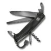 Victorinox Onyx Black RangerGrip 55 Lockblade Swiss Army Knife -Chefs Knives Store SA09563C31P Onyx Black Ranger Grip 55