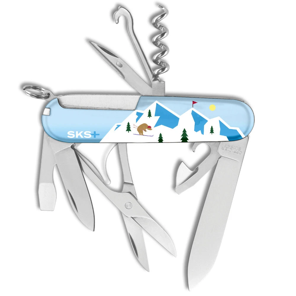 Victorinox Black Diamond Skiing Bear Climber Designer Swiss Army Knife 4 Victorinox Black Diamond Skiing Bear Climber Designer Swiss Army Knife - Image 2