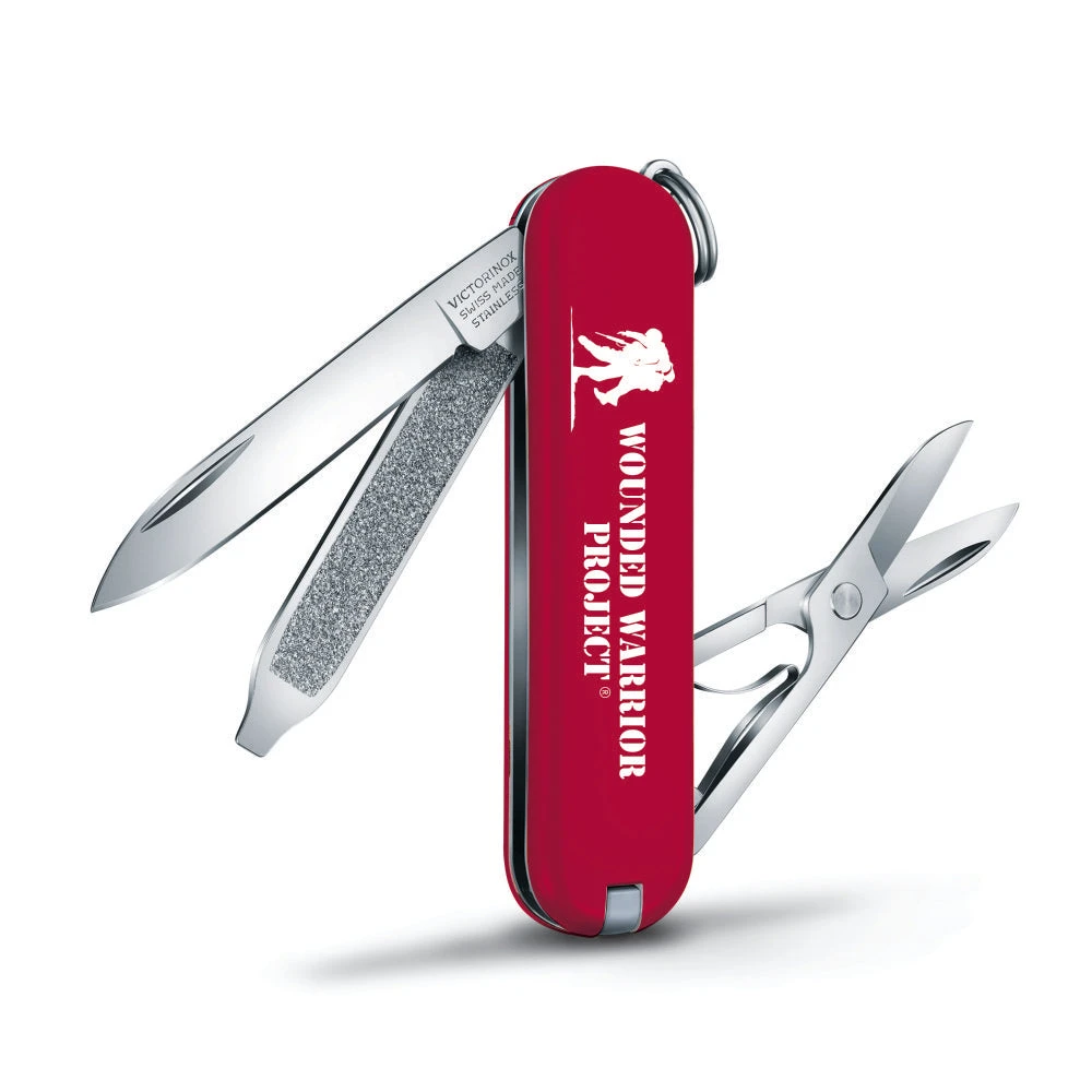 Victorinox Wounded Warrior Project Red Classic SD Swiss Army Knife 3 Victorinox Wounded Warrior Project Red Classic SD Swiss Army Knife
