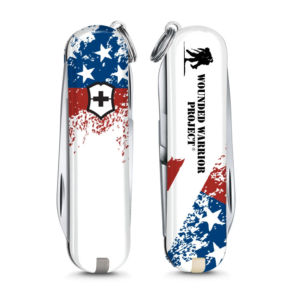 Victorinox Wounded Warrior Project Speckled American Flag Classic SD Swiss Army Knife 4 Victorinox Wounded Warrior Project Speckled American Flag Classic SD Swiss Army Knife - Image 2