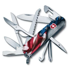 Victorinox Wounded Warrior Project American Flag Fieldmaster Swiss Army Knife -Chefs Knives Store SAK Fieldmaster AmericanFlag B3 55529 91mm S3