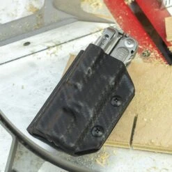 Clip & Carry Kydex Sheath For The Leatherman FREE P2 -Chefs Knives Store SGLP2CFBLK On Workbench x1000 06d4e1b7 0113 42a5 ad21 5e276a6eb4db