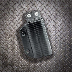 Clip & Carry Kydex Sheath For The Leatherman Wingman, Sidekick, Rebar & Rev -Chefs Knives Store SGLWINGCFBRN Beauty Shot x1000 097d6131 6caa 4356 9f32 5b134f6cb867