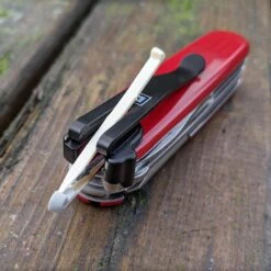 SwissQlip Swiss Army Knife Pocket Clip -Chefs Knives Store SGSQLIP91BLK Removing Tweezers For Use