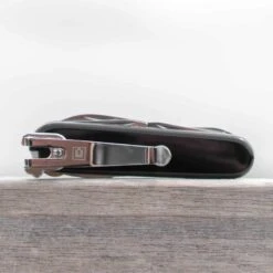 SwissQlip Swiss Army Knife Pocket Clip -Chefs Knives Store SGSQLIP91CHR On Black Knife x1000 0c8fa8ee 61fa 4ea7 a965 146692edfd06