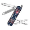 Victorinox Snowman Christmas Sweater Classic SD Designer Swiss Army Knife -Chefs Knives Store SKS Snowman Christmas Sweater Front
