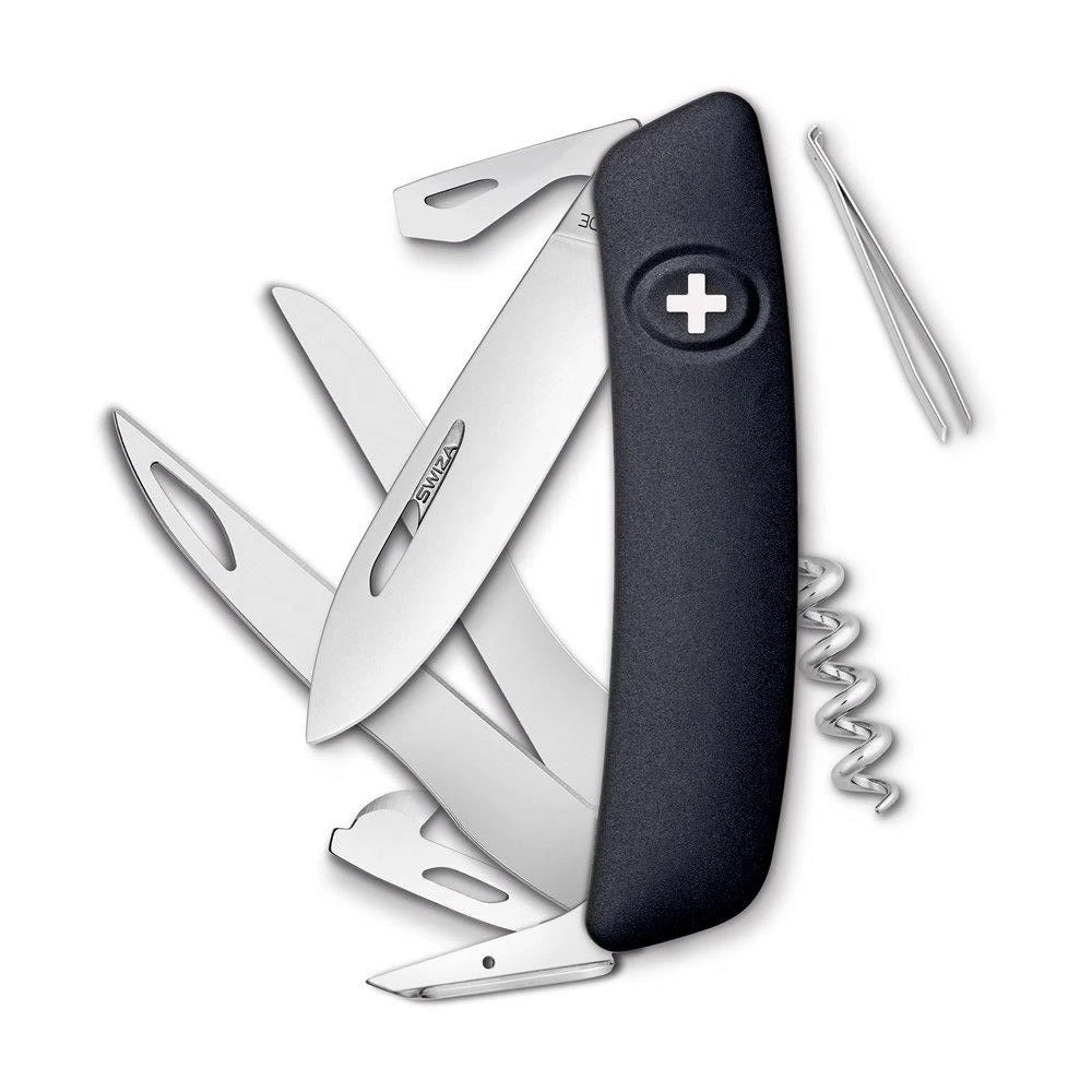 Swiza D07 Swiss Pocket Knife, Black 3 Swiza D07 Swiss Pocket Knife, Black