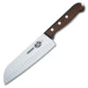 Victorinox Rosewood 7" Santoku Granton Knife 1 Victorinox Rosewood 7" Santoku Granton Knife -Chefs Knives Store VF47527