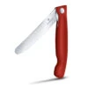 Swiss Classic 4.3" Foldable Serrated Paring Knife By Victorinox 1 Swiss Classic 4.3" Foldable Serrated Paring Knife By Victorinox -Chefs Knives Store VF67831F Foldable Serrated Parer Red Beauty Shot
