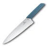 Swiss Modern Colors 8" Chef's Knife In Cornflower Blue By Victorinox -Chefs Knives Store VF69016202 Swiss Modern Colors 8 inch Chef Blue