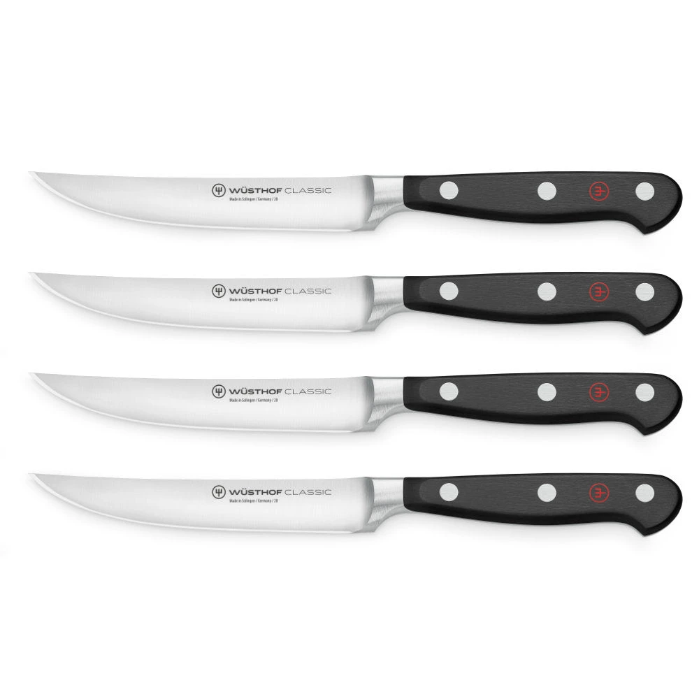 Wusthof Classic 4-Piece Steak Knife Set 3 Wusthof Classic 4-Piece Steak Knife Set
