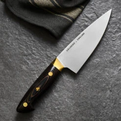 Kramer 6" Carbon Steel 2.0 Chef's Knife By Zwilling 8 Kramer 6" Carbon Steel 2.0 Chef's Knife By Zwilling -Chefs Knives Store ZHK36701163 LS 01