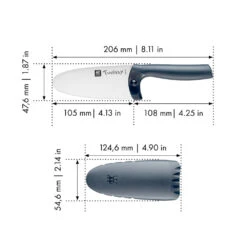 Twinny Kid's Chef's Knife By Zwilling 19 Twinny Kid's Chef's Knife By Zwilling -Chefs Knives Store ZHTwinny Dimensions
