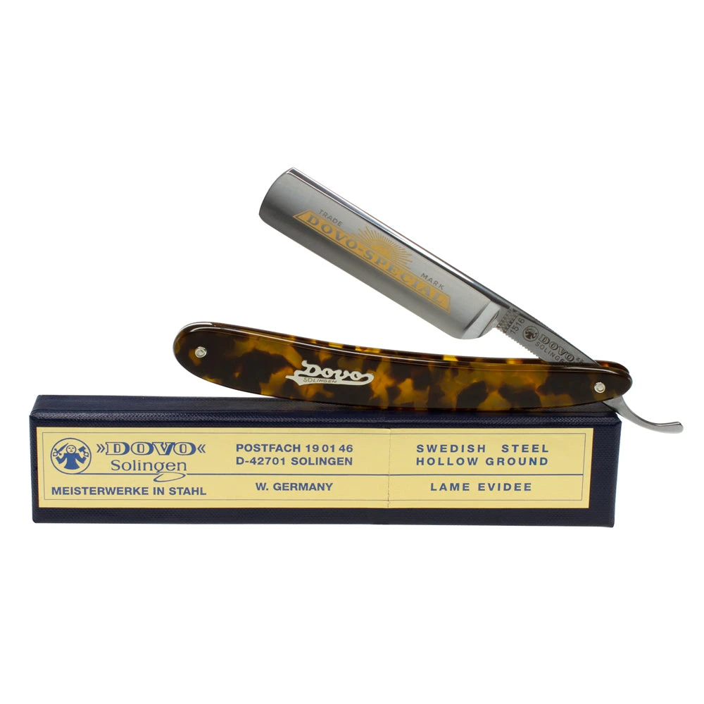 Dovo-Special Straight Razor With Imitation Tortoiseshell Handle 4 Dovo-Special Straight Razor With Imitation Tortoiseshell Handle - Image 2
