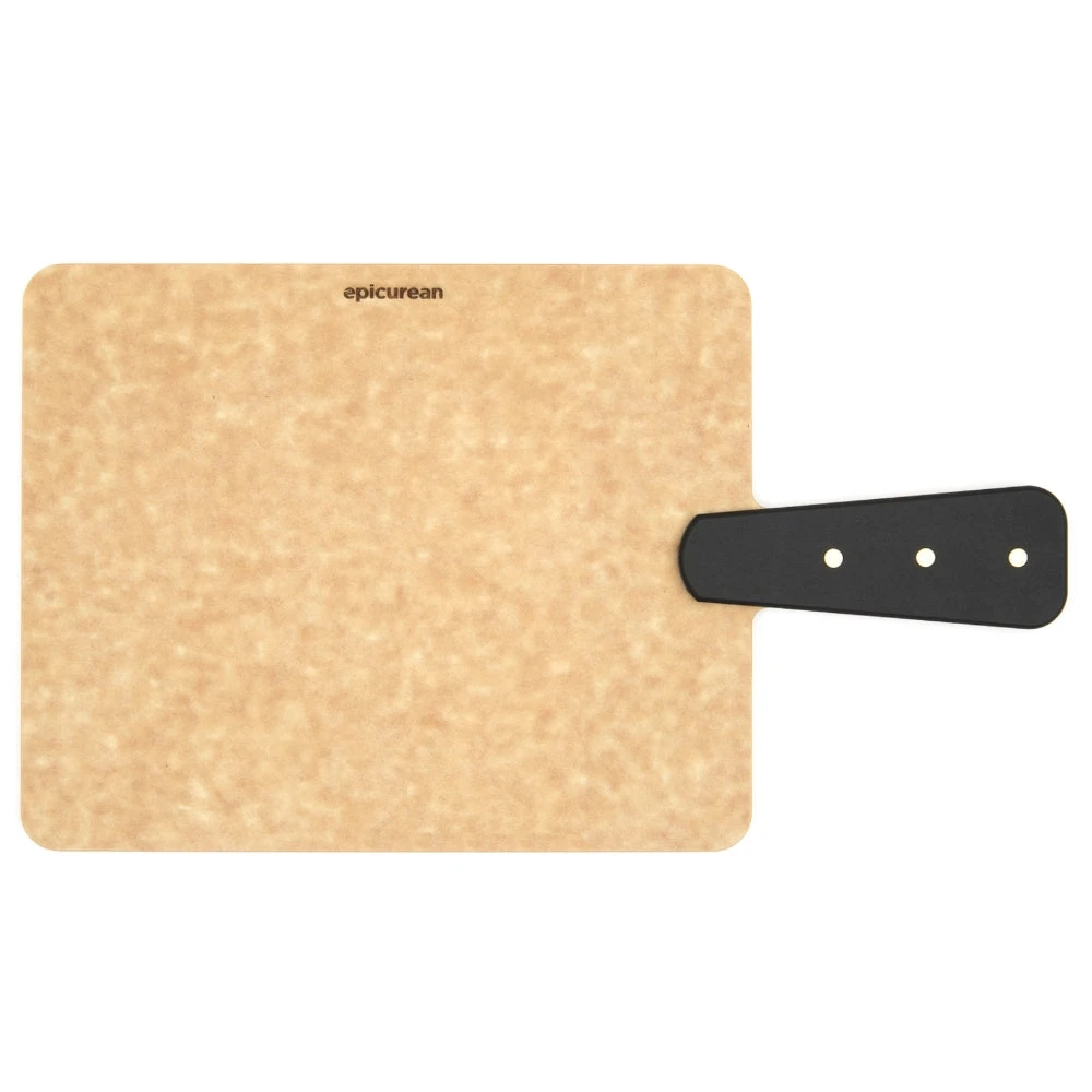 Epicurean Handy Series 9" X 7" Riveted Handle Cutting Board - Natural With Slate Handle 3 Epicurean Handy Series 9" X 7" Riveted Handle Cutting Board - Natural With Slate Handle